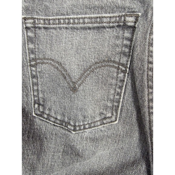 Levi Strauss Women's Jeans Ribcage Flare Black Wash 26 - Picture 10 of 16